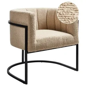 Fåtölj Larvik II Beige/svart Beige/svart - Möbler risnedsättning