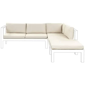 I lager Kuddfodral Messina Beige Beige - Utemöbler & utemiljö