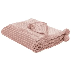 Outlet Pläd Kaweri Rosa Rosa - Textil & mattor