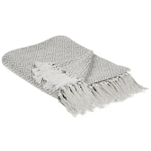 Pläd Mityal Beige/grå Beige/grå - Textil & mattor Populär