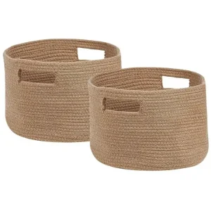 Korg Chiniot set om 2 Beige/naturlig Beige/naturlig - Förvaring Lägg i varukorgen