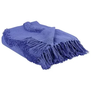 Pläd Khari Violett Violett - Textil & mattor Rabatter