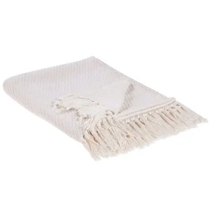Pläd Yarsa Beige Beige - Textil & mattor Säker betalning