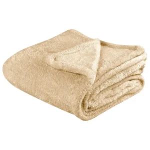 Pläd Namdu Beige Beige - Textil & mattor Endast idag