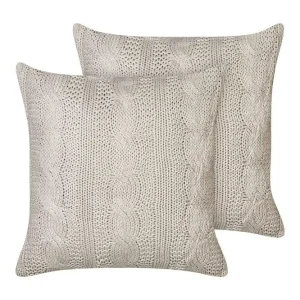 Prydnadskuddar Constylis set om 2 Beige Beige - Utemöbler & utemiljö Begränsat antal