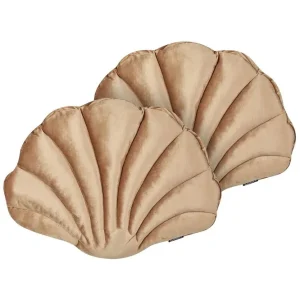 Erbjudandepris Prydnadskuddar Consolida set om 2 Beige Beige - Utemöbler & utemiljö