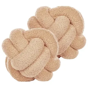 Beställ nu Prydnadskuddar Malni set om 2 Beige Beige - Utemöbler & utemiljö