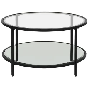 Premium Soffbord Birney Svart/genomskinlig Svart/genomskinlig - Möbler