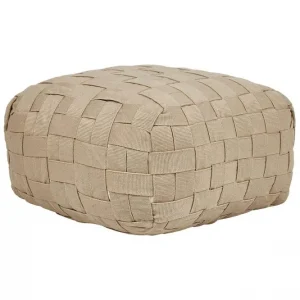 Sittpuff Bodla Beige Beige - Utemöbler & utemiljö Begränsat erbjudande