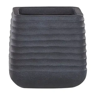Outlet Trädgårdskruka Parikia Svart, 28x28x27 cm Svart, 28x28x27 cm - Inredning