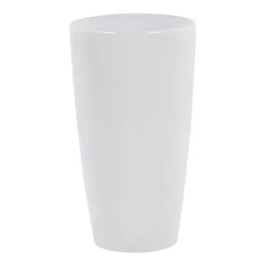 Trädgårdskruka Tseria Vit, 32x32x58 cm Vit, 32x32x58 cm - Inredning Erbjudande