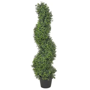 Erbjudande Konstgjord växt Buxus Spiral Tree 30x30x98 cm 30x30x98 cm - Inredning