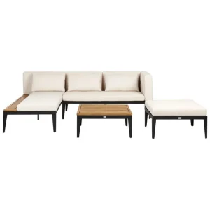 Loungegrupp med fotpall Bracciano 3-Sits 3-Sits - Utemöbler & utemiljö Fri frakt
