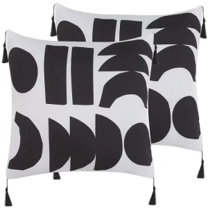 Prydnadskuddar Liriope set om 2 Fyrkantig Fyrkantig - Textil & mattor Premium