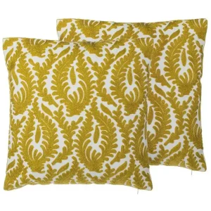 Prydnadskuddar Primula set om 2 - Textil & mattor Begränsad tid