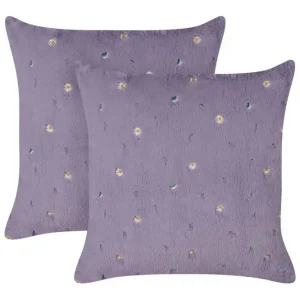 Prydnadskuddar Lavatera set om 2 - Textil & mattor Outlet