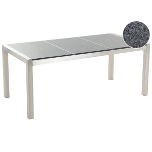 Trädgårdsbord Grosseto Grå/Silver, 90x180x74 cm Grå/Silver, 90x180x74 cm - Utemöbler & utemiljö Fri frakt
