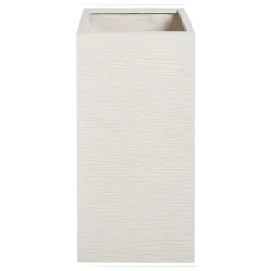 Trädgårdskruka Dion Beige, 33x33x70 cm Beige, 33x33x70 cm - Inredning Köp online