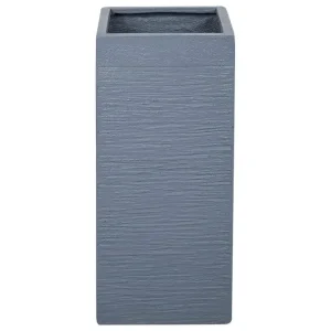 Beställ nu Trädgårdskruka Dion Grå, 26x26x61 cm Grå, 26x26x61 cm - Inredning