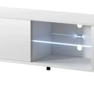 Extra rabatt Vipan Tv-bänk 175 cm Vit - Möbler