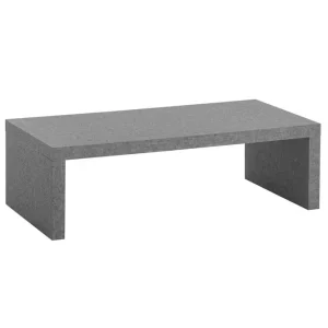 Wohnling Soffbord Wohnling rektangulär 110 cm, stenoptik, modern look Grå Grå - Möbler Sänkt pris