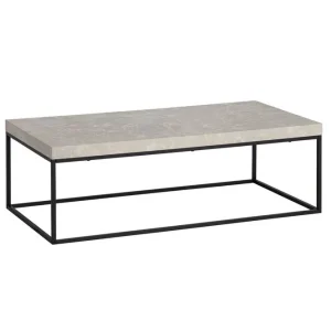 Snabb frakt Wohnling Soffbord Wohnling rektangulär 120 cm, stenoptik, modern look Beige Beige - Möbler
