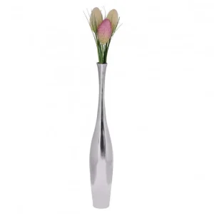 Endast denna vecka Wohnling Vas Wohnling polerad aluminiumgjutning, modern stil 75 cm 75 cm - Inredning