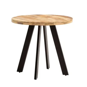 Wohnling Matbord Wohnling rund massivt trä, modern lantlig stil 80 cm 80 cm - Möbler Beställ idag