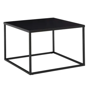 Wohnling Soffbord Wohnling metall fyrkantig, modern stil Svart Svart - Möbler Lågt pris