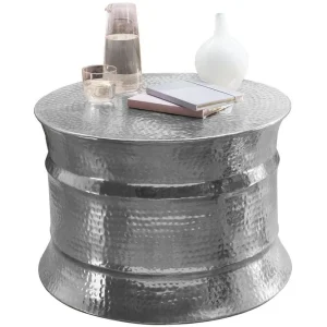 Wohnling Soffbord Wohnling Rund hamrad aluminiumyta lackerad orientalisk - Möbler Outlet