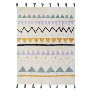 Matta Zaysan Beige, grön, lila, gul, svart - Textil & mattor Snabb frakt