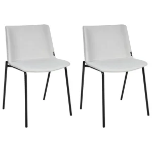 Bästa pris Set med 2 matstolar Esbon Grå, svart - Möbler