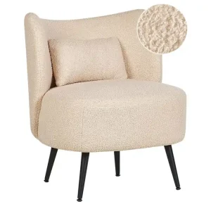 Fåtölj Otsby Beige, svart - Möbler Populär