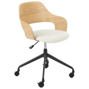 Kontorsstol Novato Ljus trä, beige - Möbler Premium