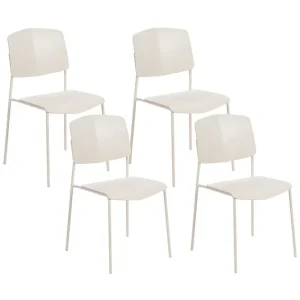 Trygg betalning Set med 4 matstolar Astoria Beige - Möbler