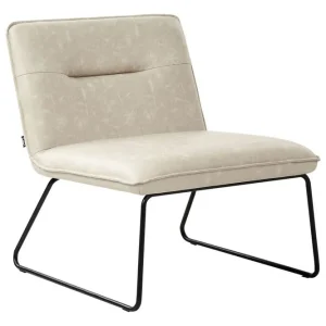 Trygg betalning Fåtölj Cotulla Beige/Konstläder - Möbler