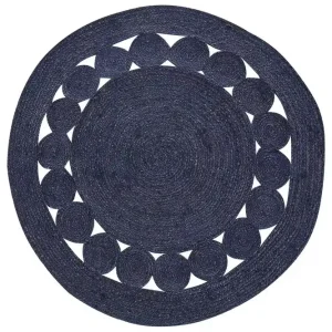 Plattvävd Koyunlu Blå - Textil & mattor I lager