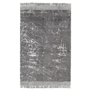 Matta Hanli Grå, vit, 140x200 cm - Textil & mattor Reapris