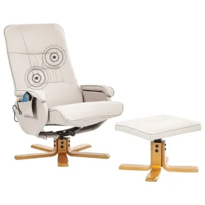 Köp online Massagestol Relaxpro Beige, ljust trä - Möbler