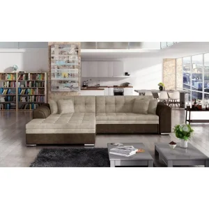 Erbjudande Hörnsoffa Eltap Sorento 296x194x78 cm Dora 22, Dora 28, Beige, Vänster - Möbler