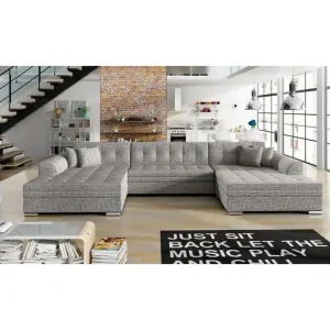 Fynd Hörnsoffa Eltap Vento 359x165x78 cm Berlin 01, Grå, Symmetrisk - Möbler