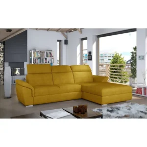 Utförsäljning Hörnsoffa Eltap Trevisco 272x216x100 cm Omega 68, Gul, Höger - Möbler