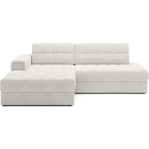 Bästa pris Sektionssoffa Eltap Blezalt 240x150x82 cm Royal 01, Vit, Vänster - Möbler