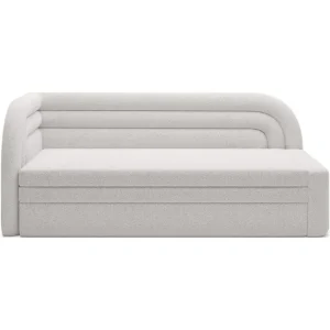 Soffa Eltap Fabillo 223x86x80 cm Royal 01, Vit, Vänster - Möbler Säker betalning
