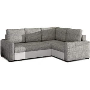 Expressleverans Sektion Eltap Corona 235x162x90 cm Berlin 01, Soft 17, Grå, Vit, Höger - Möbler