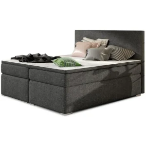 Boxspring Eltap Divalo Sawana 05, Mörkgrå, 140x200 cm - Möbler Populärt val