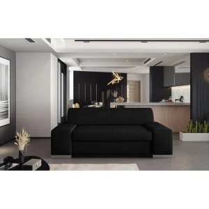 Soffa Eltap Porto Sawana 14, Svart, 2190x62x73 cm - Möbler Reapris