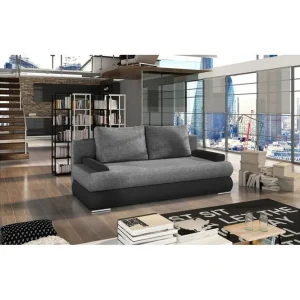 Kampanjpris Soffa Eltap Milo 213x95x90 cm Sawana 05, Soft 11, Grå, Svart - Möbler
