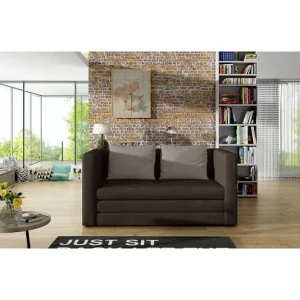 Soffa Eltap Neva 132x70x62 cm Soro 28, Soro 13, Brun, Beige - Möbler Rabatt