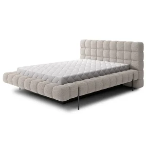 I lager Säng med klädsel Eltap Magentta 160x200 cm, Royal 18, Beige - Möbler